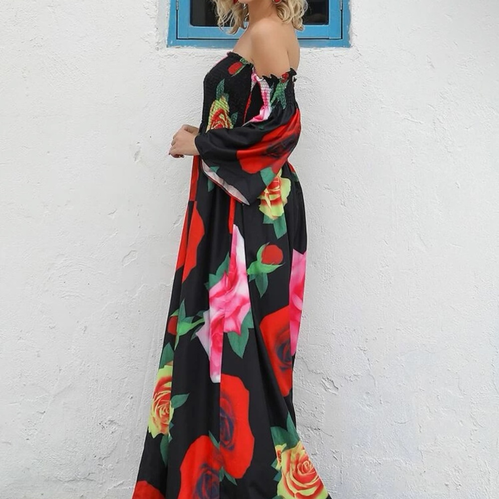 floral boho Maxi dress - Picture 5 of 6